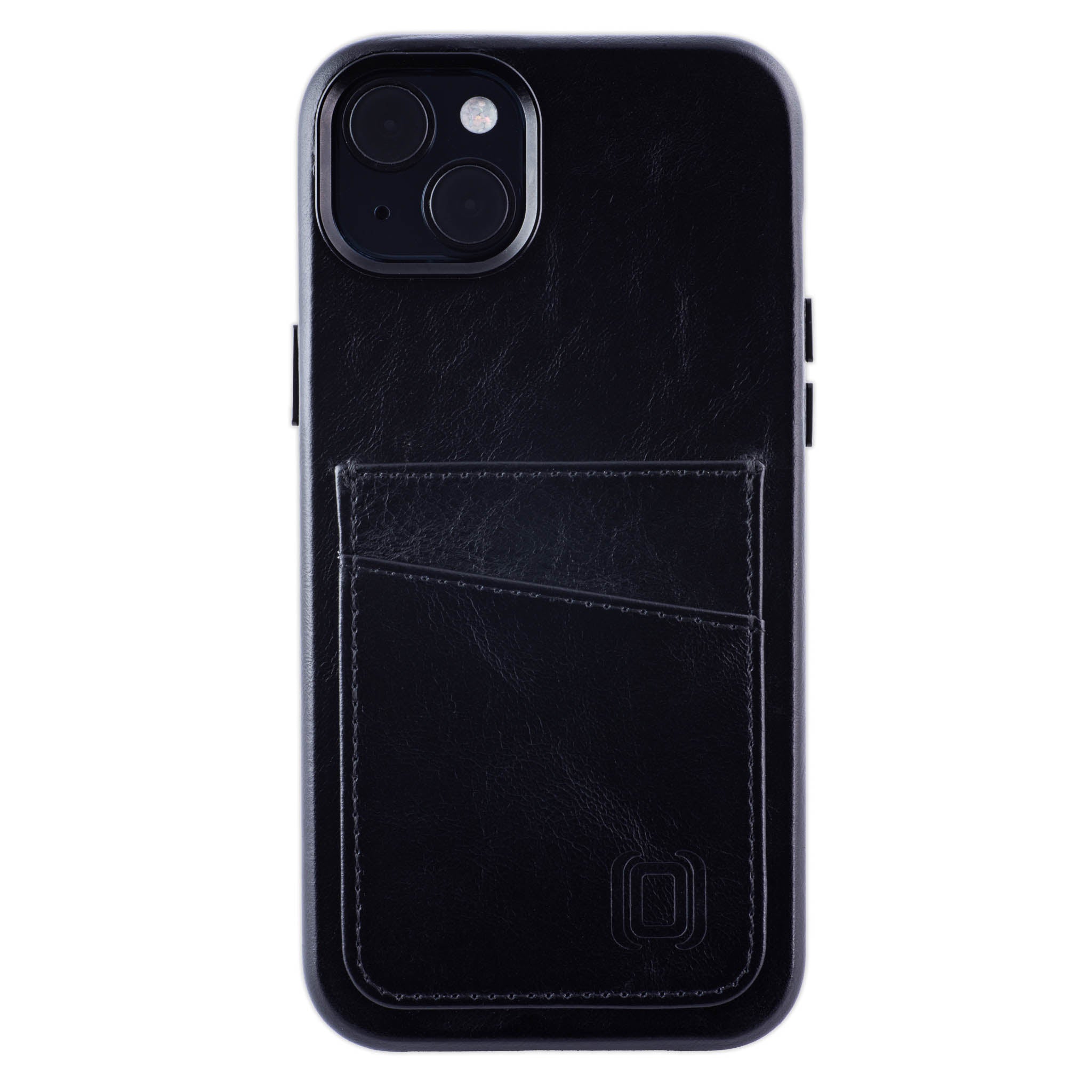 iPhone 15 Plus Genuine Leather M2GL Card Case [Black]