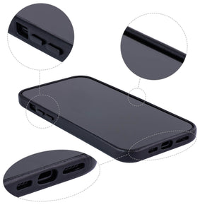 iPhone 15 Plus Genuine Leather M2GL Card Case [Black]