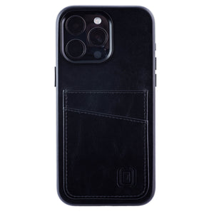 iPhone 15 Pro Max Genuine Leather M2GL Card Case [Black]