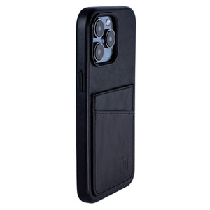 iPhone 15 Pro Max Genuine Leather M2GL Card Case [Black]