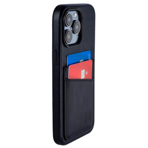 iPhone 15 Pro Max Genuine Leather M2GL Card Case [Black]