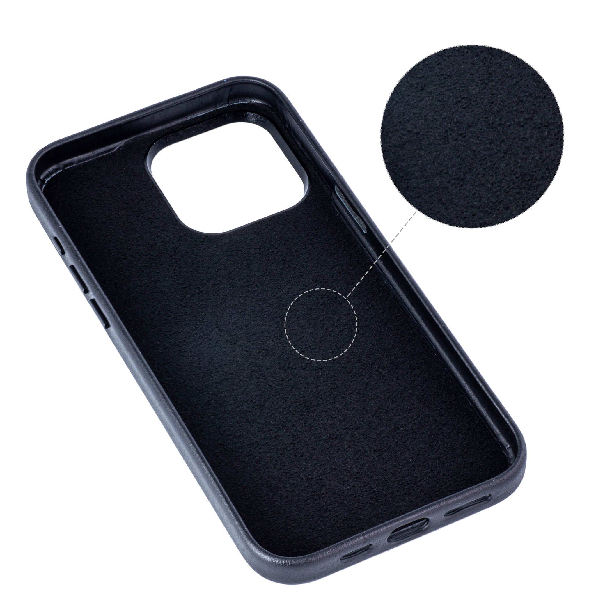 iPhone 15 Pro Max Genuine Leather M2GL Card Case [Black]