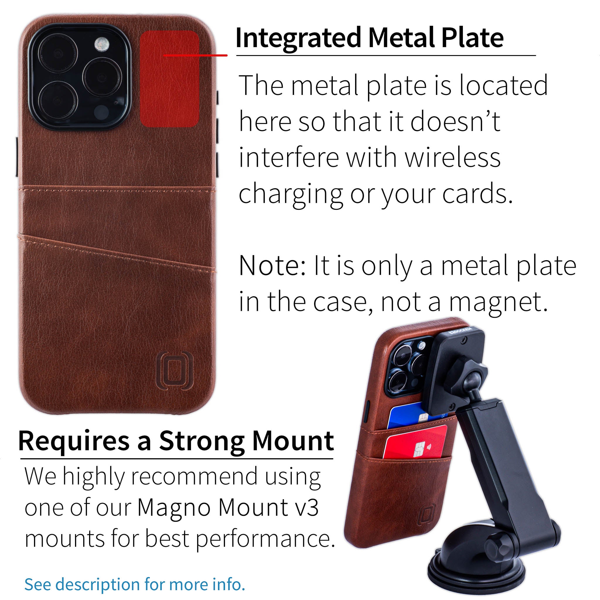 iPhone 15 Pro Max Exec M2 Card Case [Brown]