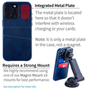 iPhone 15 Pro Max Exec M2 Card Case [Navy]