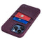 iPhone 15 Pro Max Luxe M2 Card Case [Burgundy]
