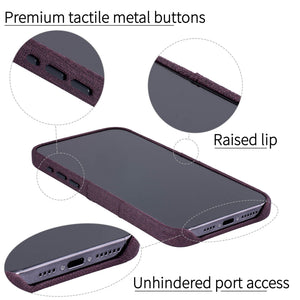 iPhone 15 Pro Max Luxe M2 Card Case [Burgundy]