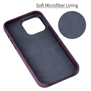 iPhone 15 Pro Max Luxe M2 Card Case [Burgundy]