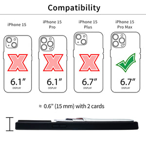 iPhone 15 Pro Max N2R Recycled Card Case [Silver]