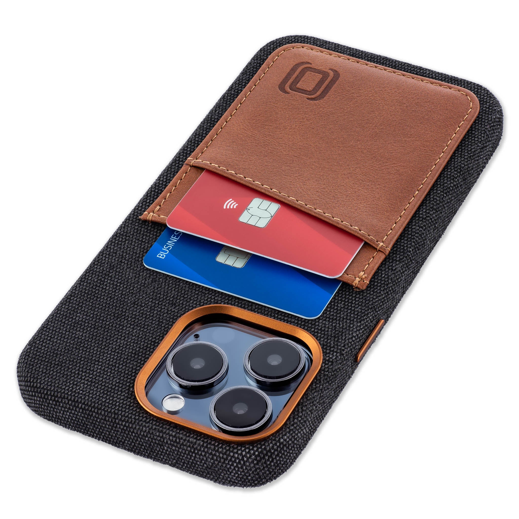 Dockem Fabric Wallet Case for The iPhone 13 Pro Max (M2F)