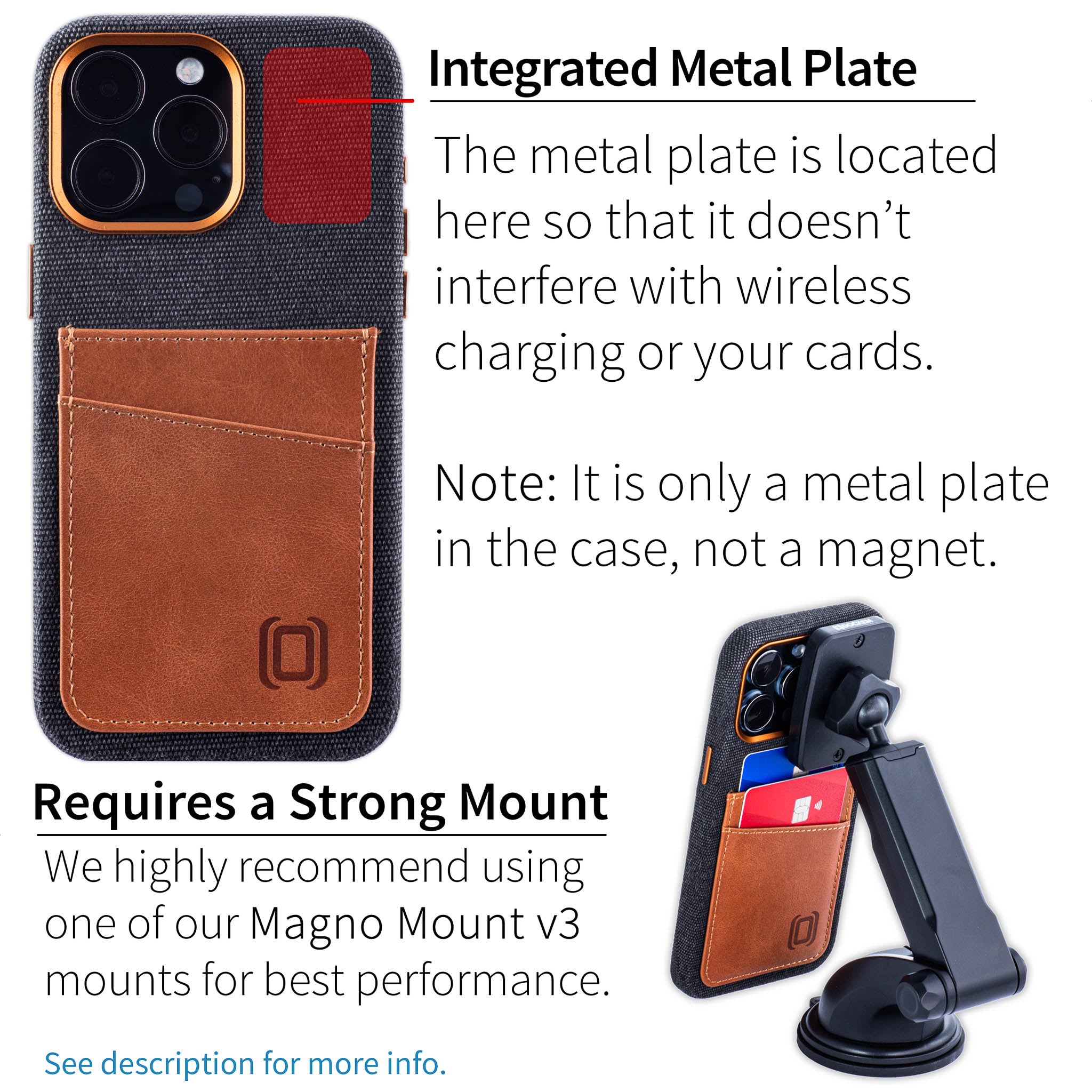 iPhone 15 Pro Max Fabric M2F Card Case [Light Brown]