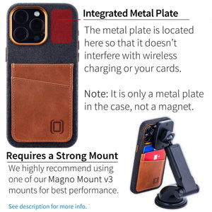 iPhone 15 Pro Max Fabric M2F Card Case [Light Brown]