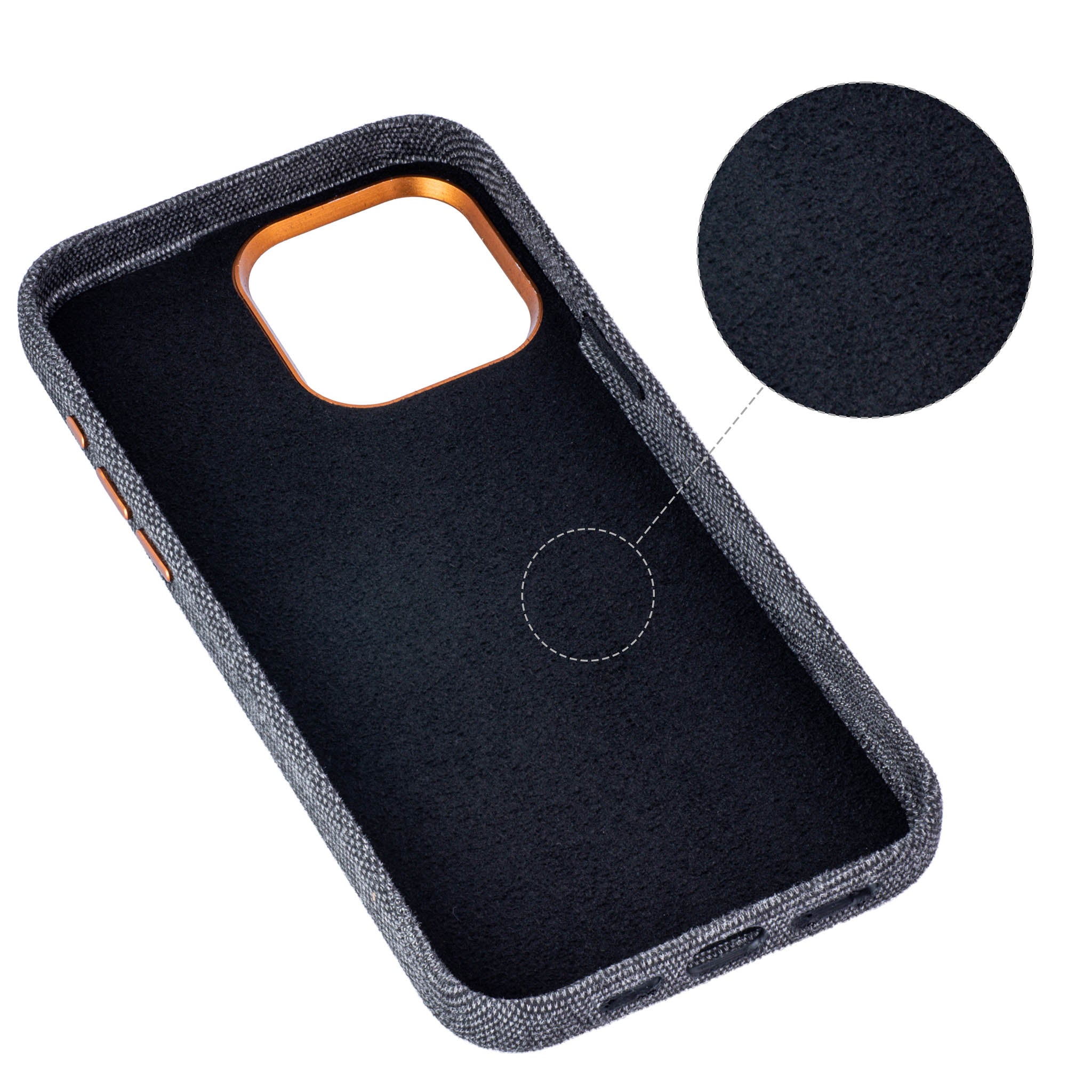 iPhone 15 Pro Max Fabric M2F Card Case [Light Brown]