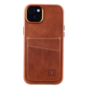 iPhone 15 Plus Genuine Leather M2GL Card Case [Light Brown]