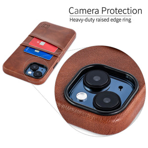 iPhone 15 Plus Exec M2 Card Case [Brown]