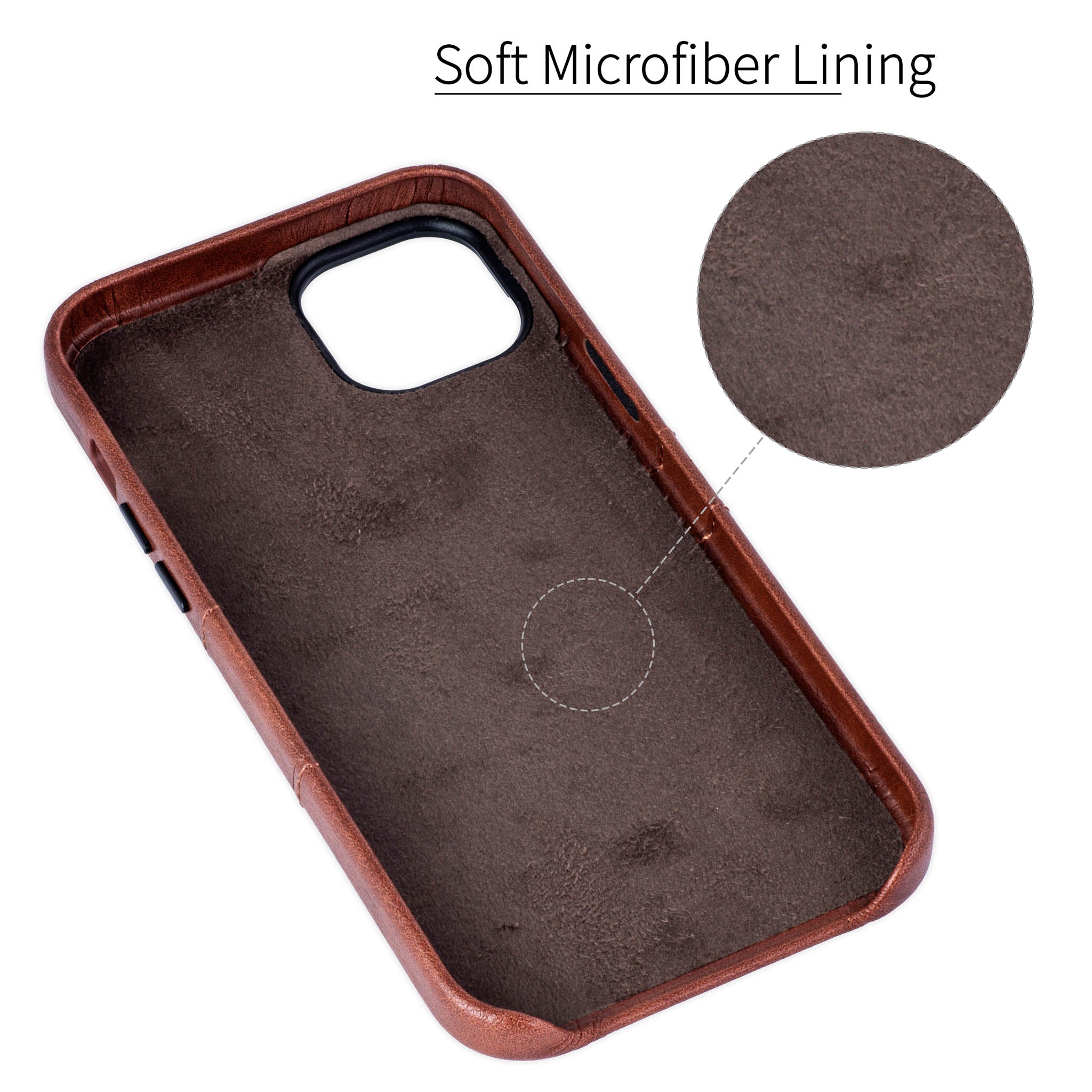 iPhone 15 Plus Exec M2 Card Case [Brown]