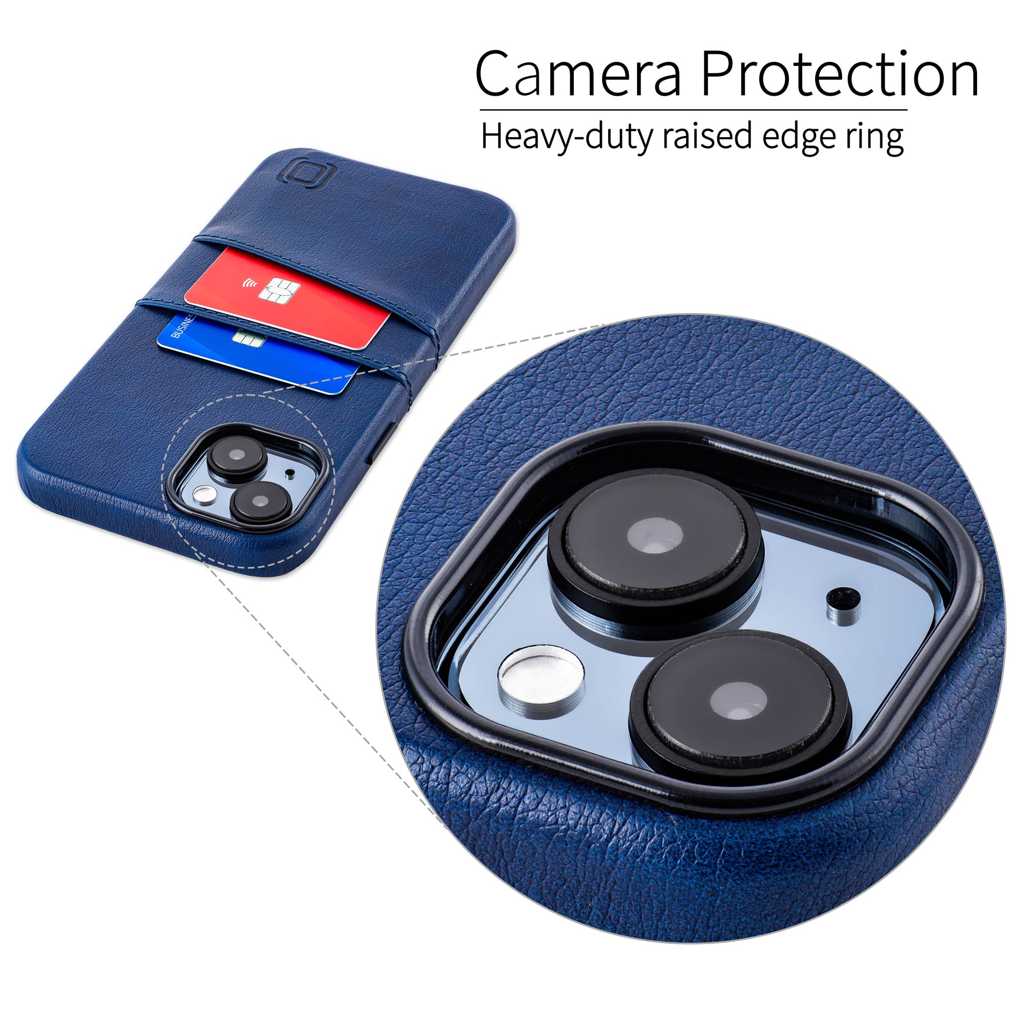 iPhone 15 Plus Exec M2 Card Case [Navy]