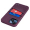 iPhone 15 Plus Luxe M2 Card Case [Burgundy]