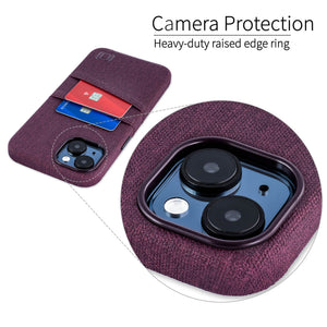 iPhone 15 Plus Luxe M2 Card Case [Burgundy]
