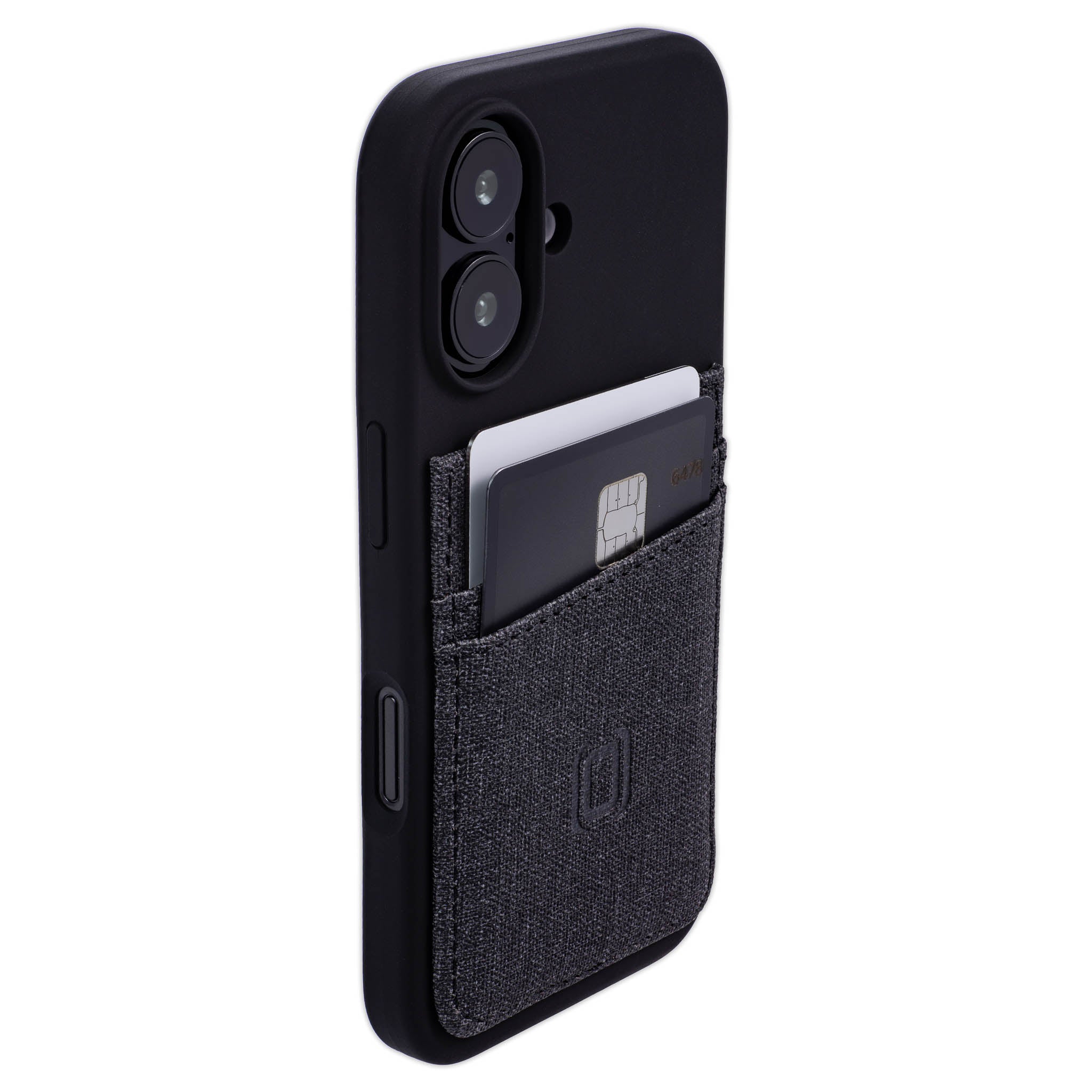 iPhone 16 Silicone M2L Card Case [Black]