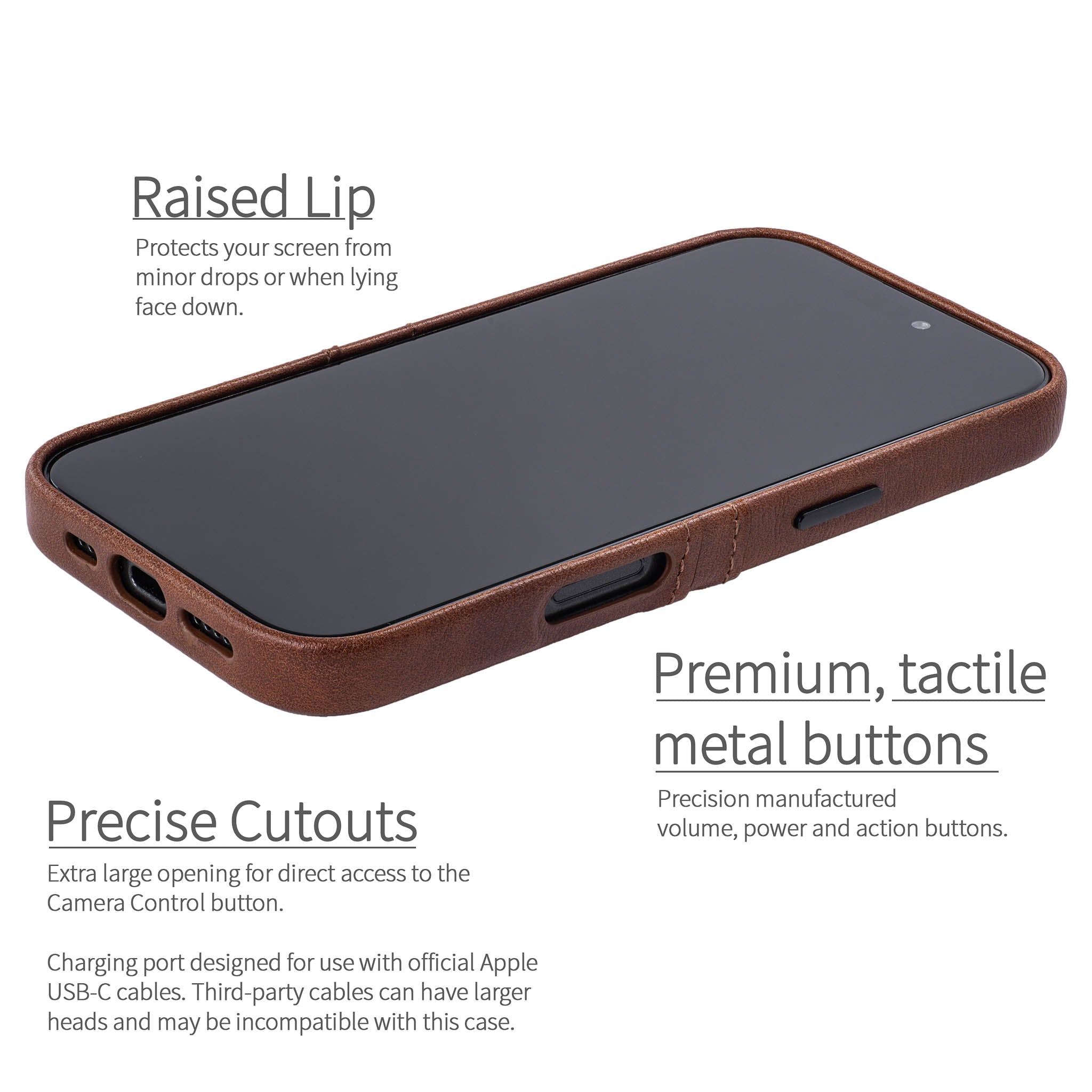 iPhone 16 Exec M2 Card Case [Brown]