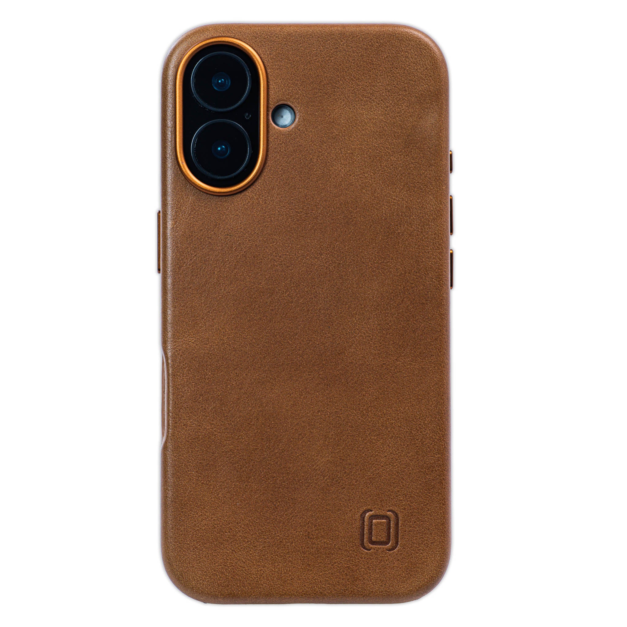 iPhone 16 Genuine Leather MSGL Slim Case [Light Brown]