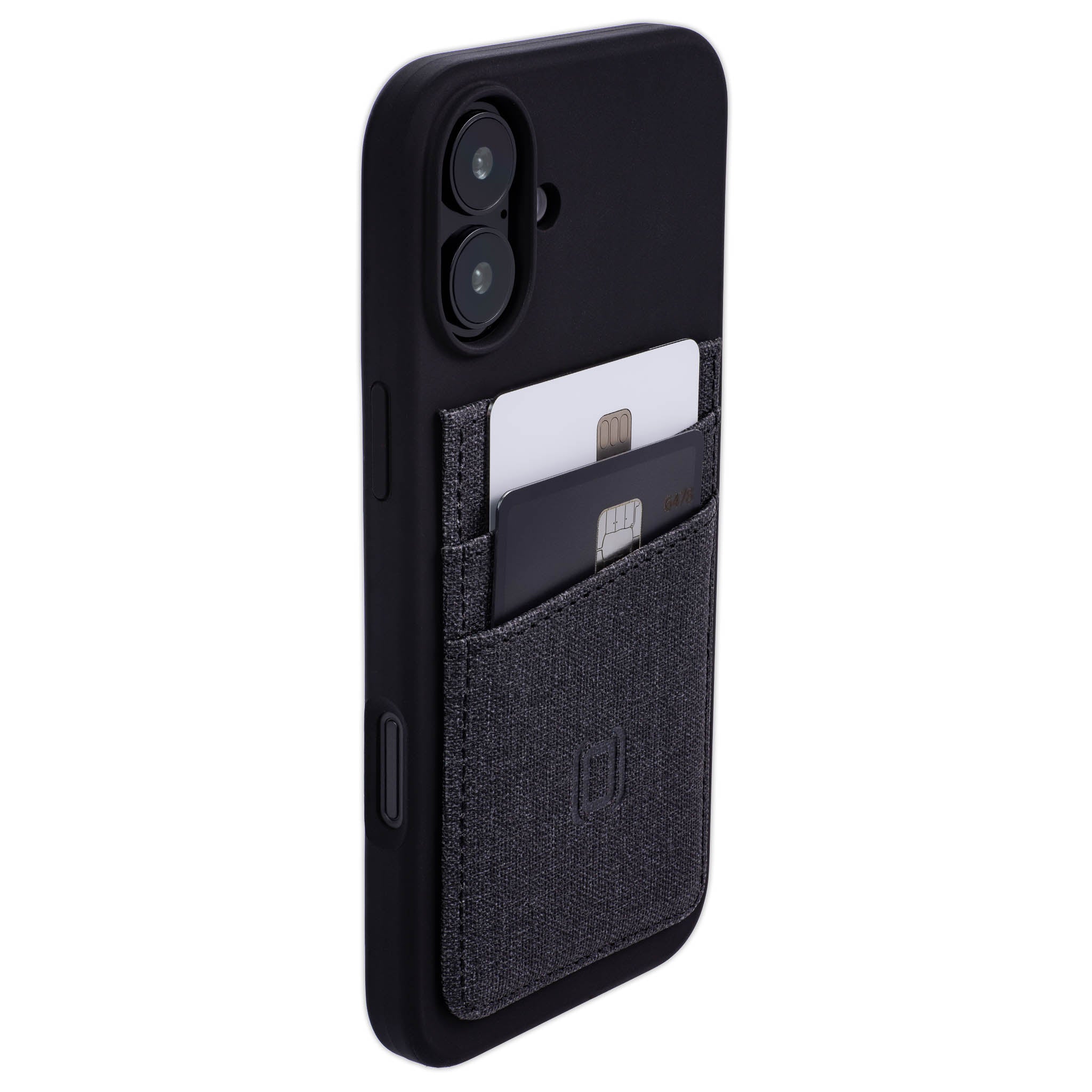 iPhone 16 Plus Silicone M2L Card Case [Black]