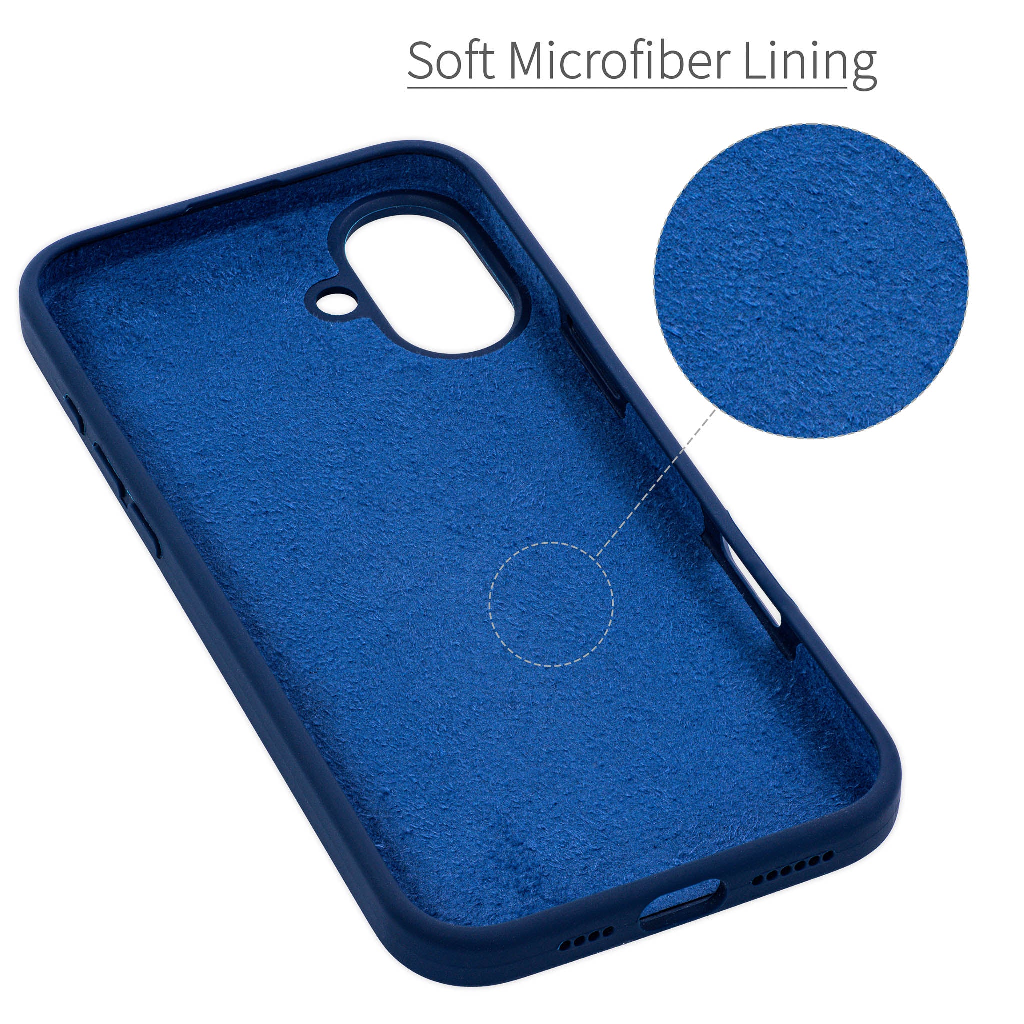 iPhone 16 Plus Silicone M2L Card Case [Navy]