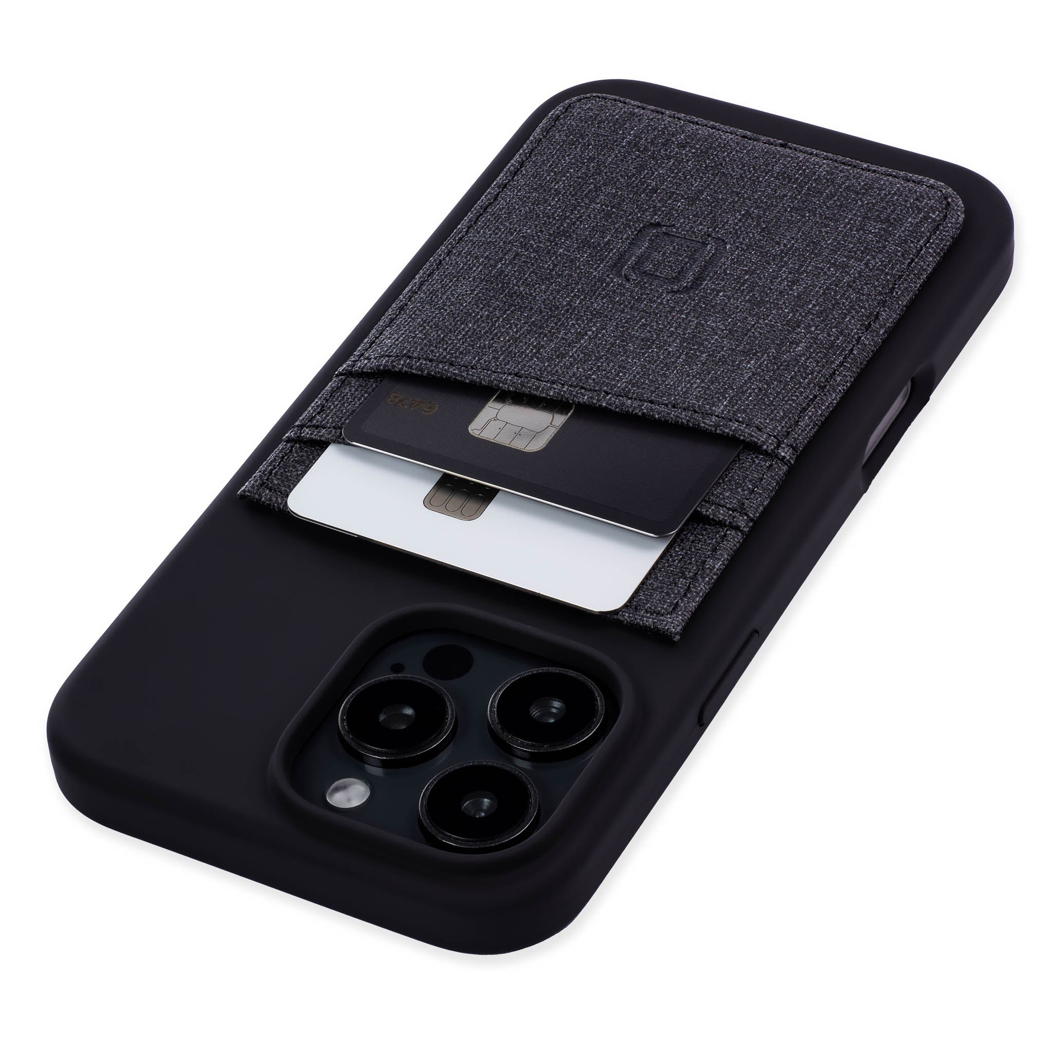 iPhone 16 Pro Max Silicone M2L Card Case [Black] - Dockem