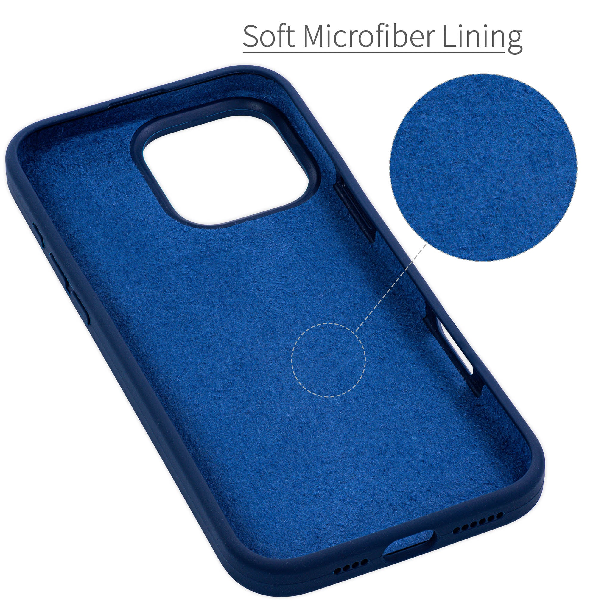 iPhone 16 Pro Max Silicone M2L Card Case [Navy]