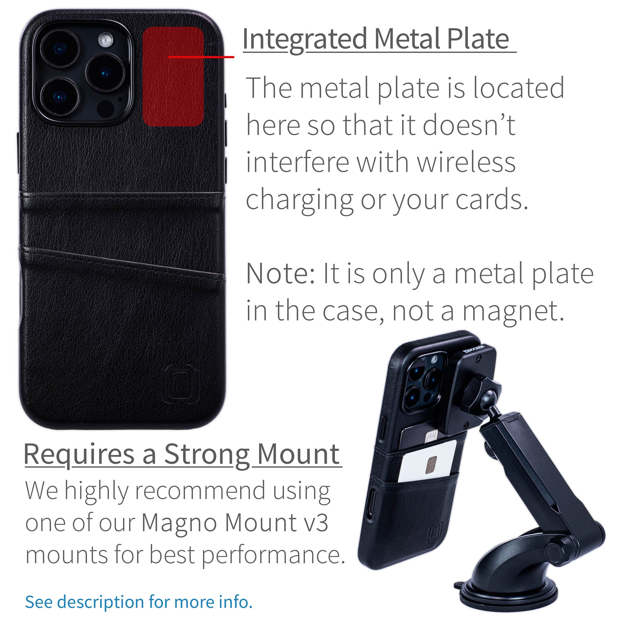 iPhone 16 Pro Max Exec M2 Card Case [Black]