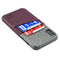 iPhone X/XS Luxe M2 Wallet Case [Maroon/Grey]