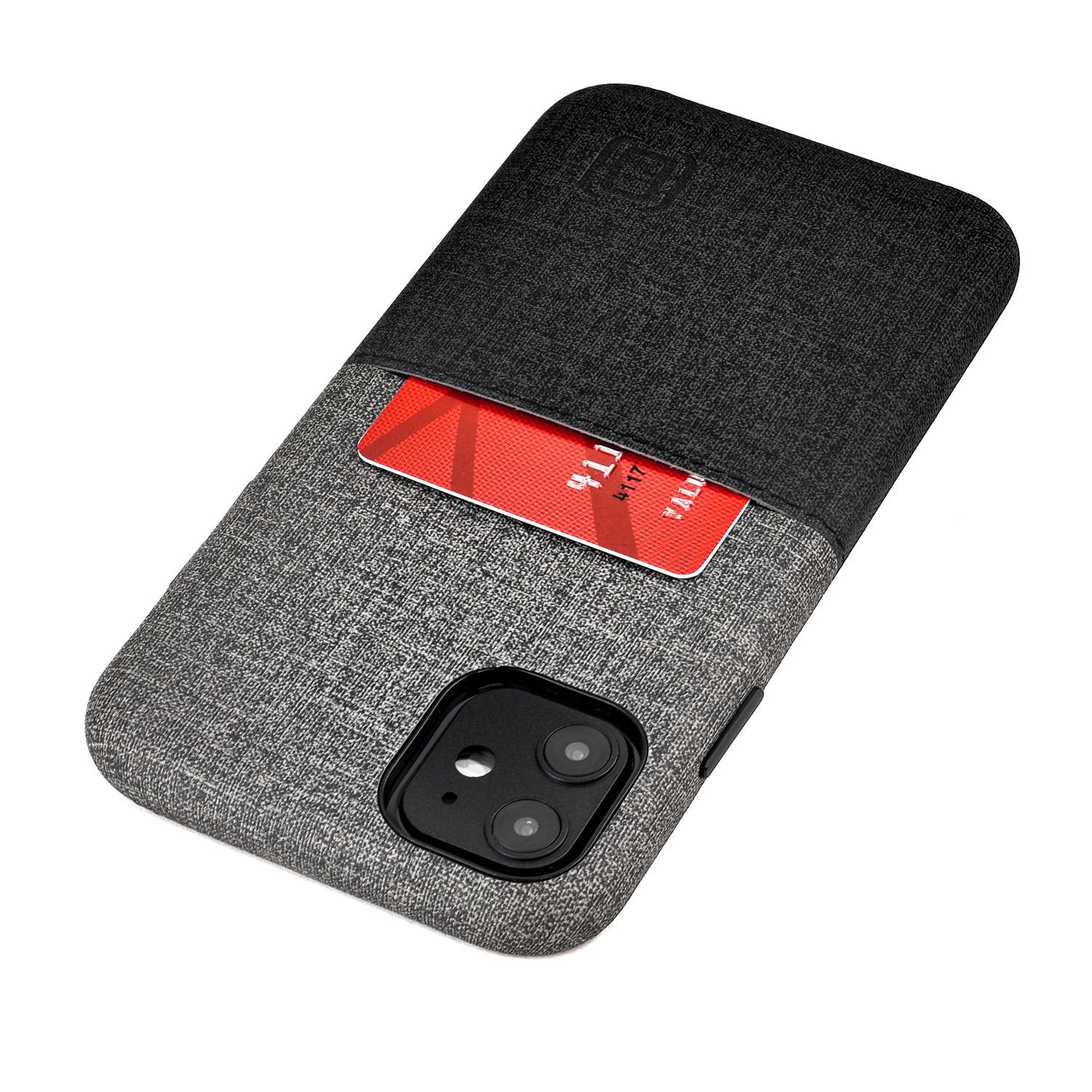 iPhone 11 Luxe M1 Wallet Case [Black/Grey] Dockem