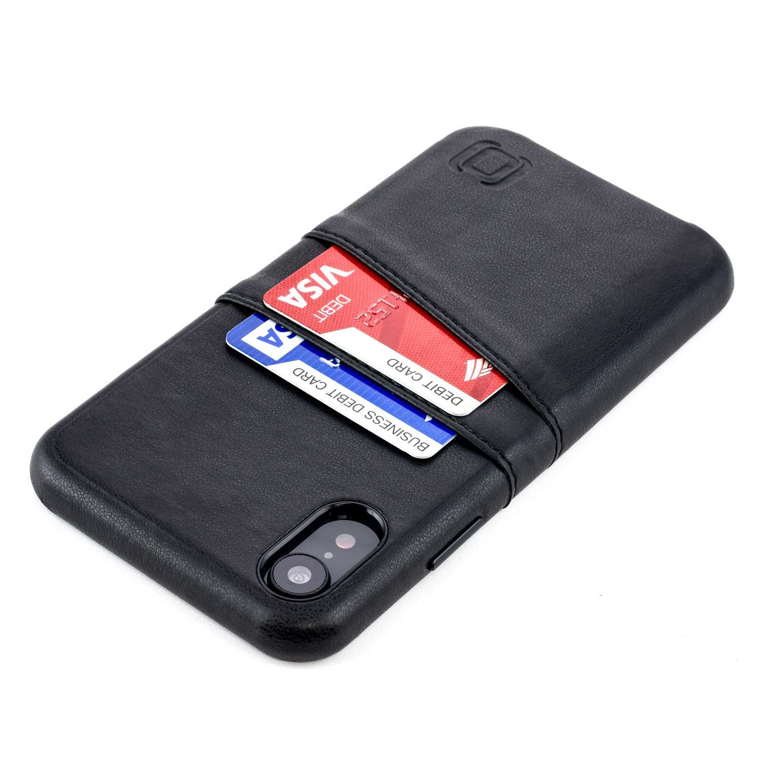 Dockem iPhone XR Exec M2 Wallet Case; Built-in Metal Plate, 2 Card Holder Slots, Black Dockem iPhone XR Exec M2 Wallet Case; Built-in Metal Plate, 2 Card Holder Slots, Black