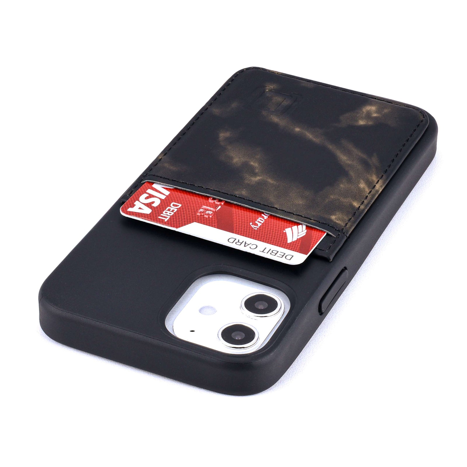 iPhone 12 Mini M2T Wallet Case [Black/Gold]