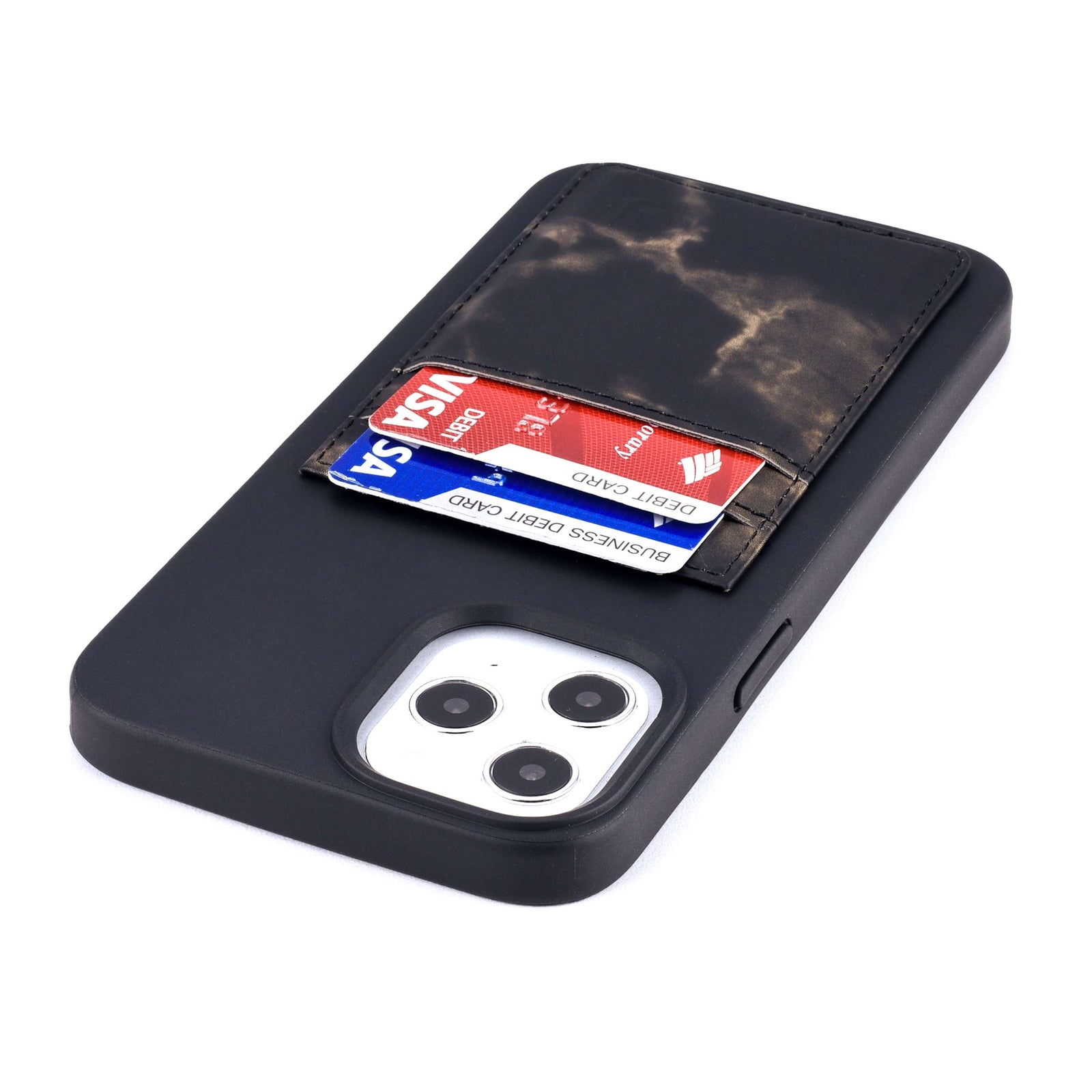 iPhone 12 Pro Max M2T Wallet Case [Black/Gold]