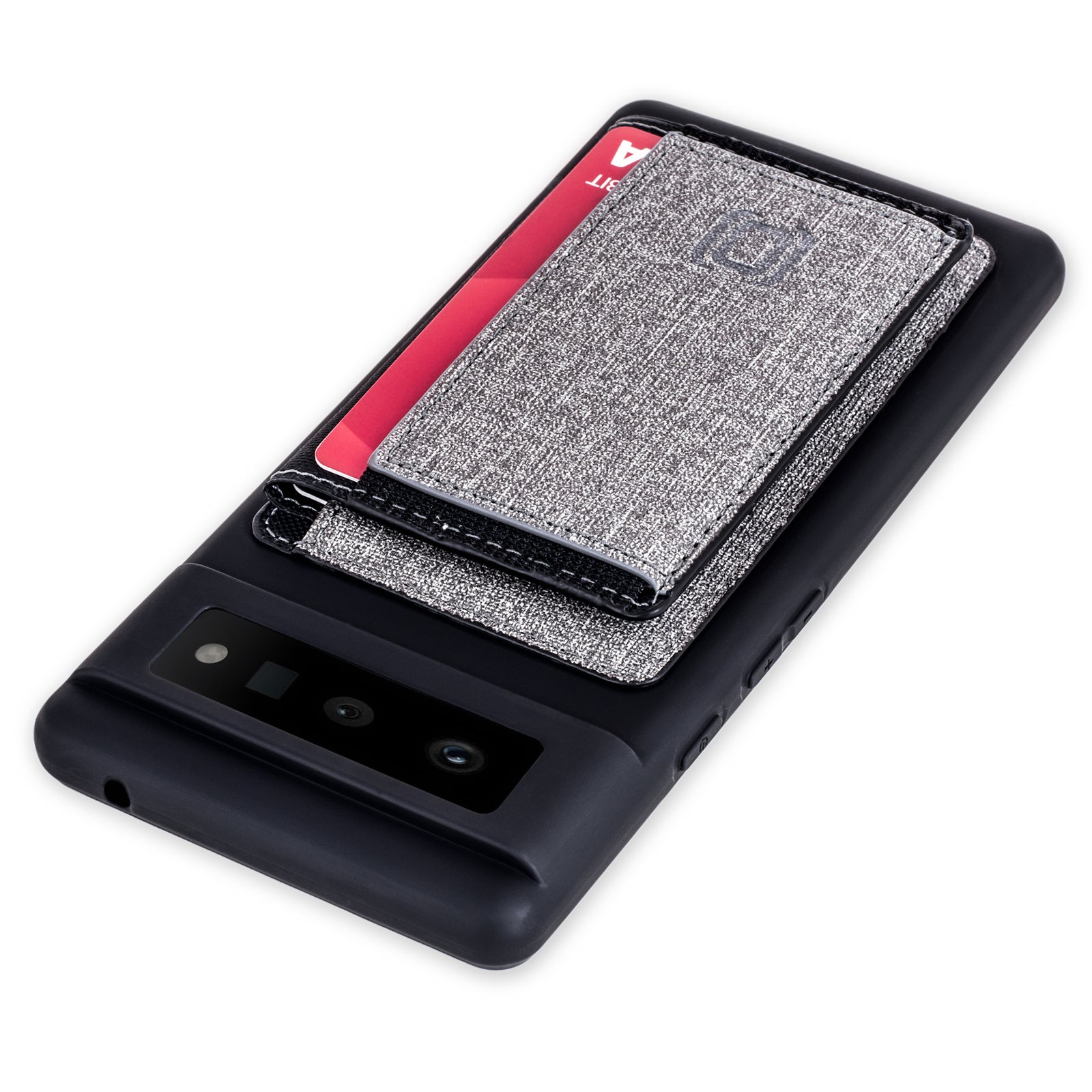 Pixel 6 Luxe MTF Flip Wallet Case [Black/Grey]