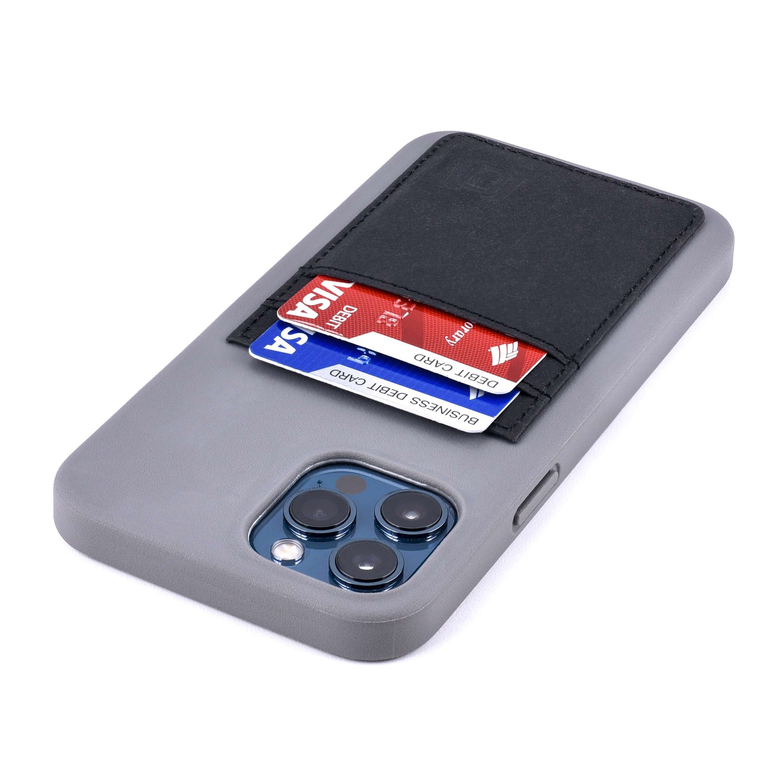 iPhone 12 Pro Max Bio M2B Wallet Case [Grey/Black]