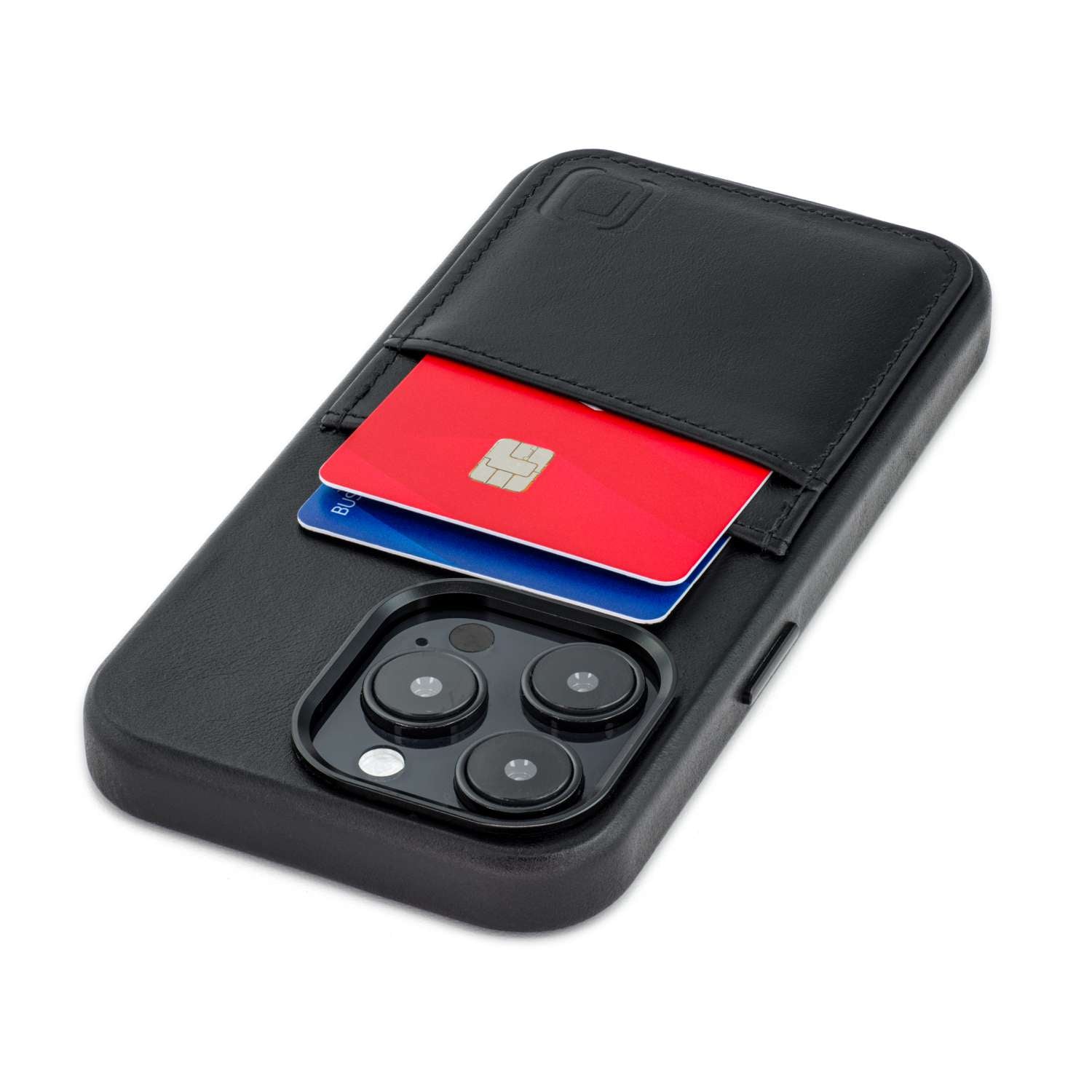 iPhone 14 Pro Genuine Leather M2GL Card Case [Black]