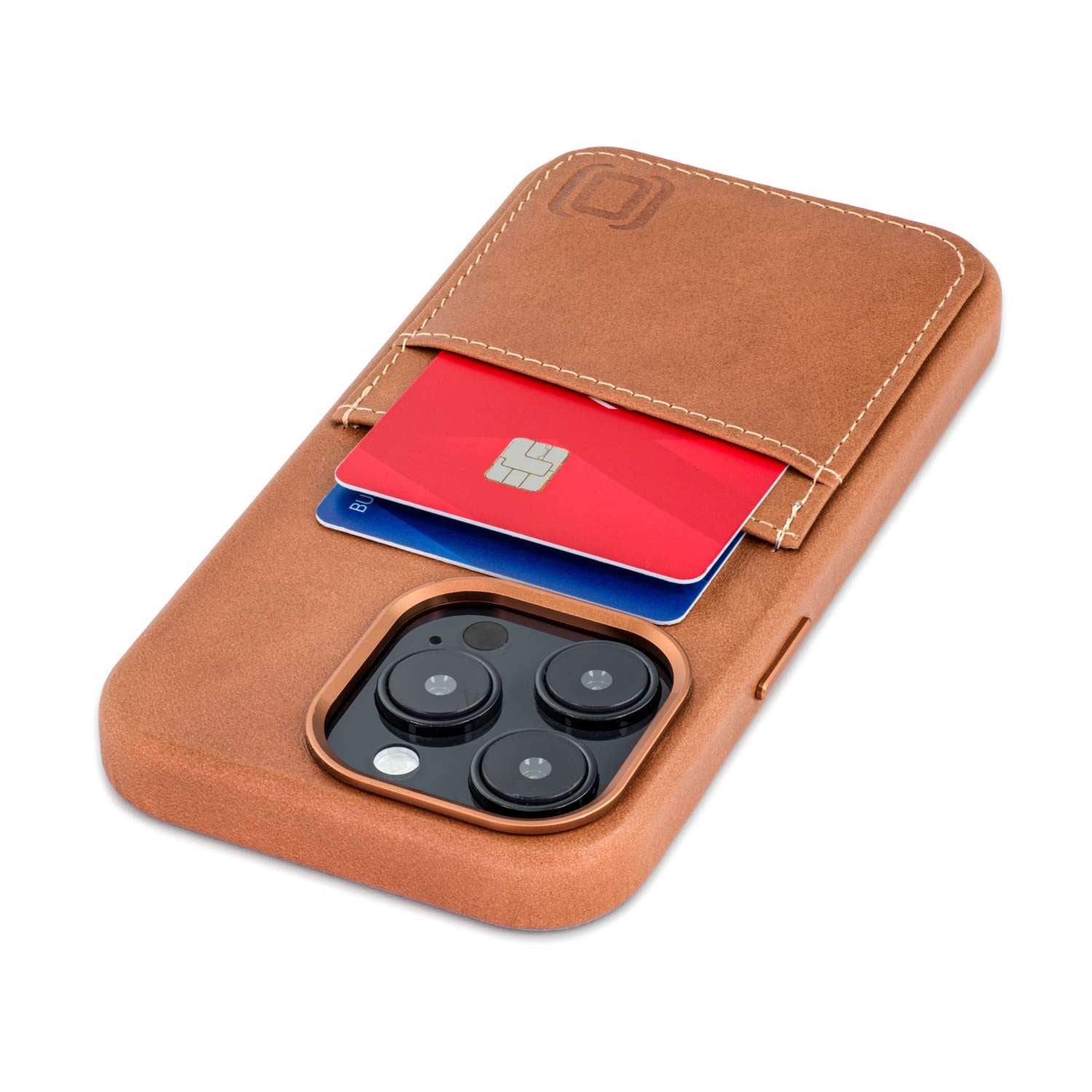 Wallet iPhone 15 Pro leather case
