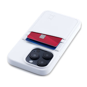 iPhone 14 Pro Silicone M2L Card Case [White]
