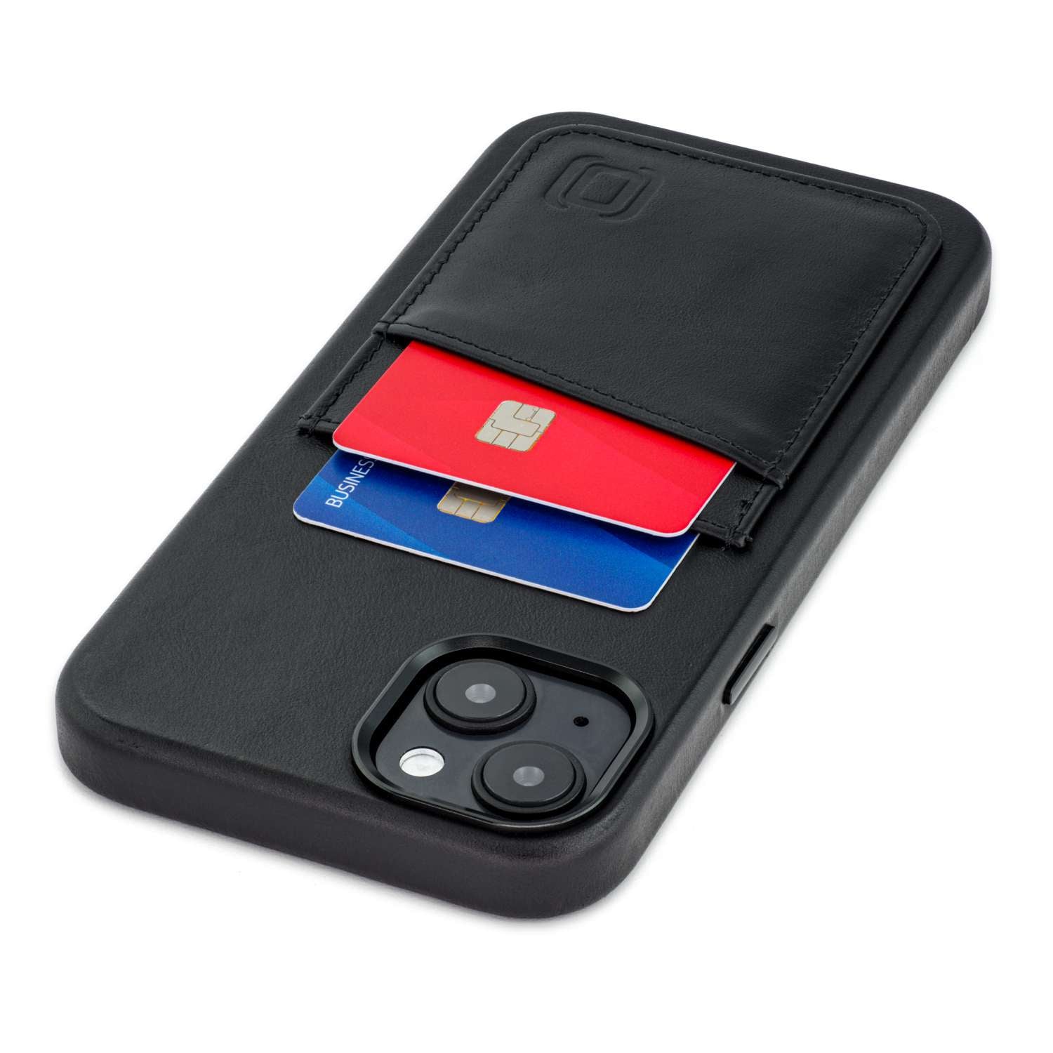 iPhone 14 Plus Genuine Leather M2GL Card Case [Black]