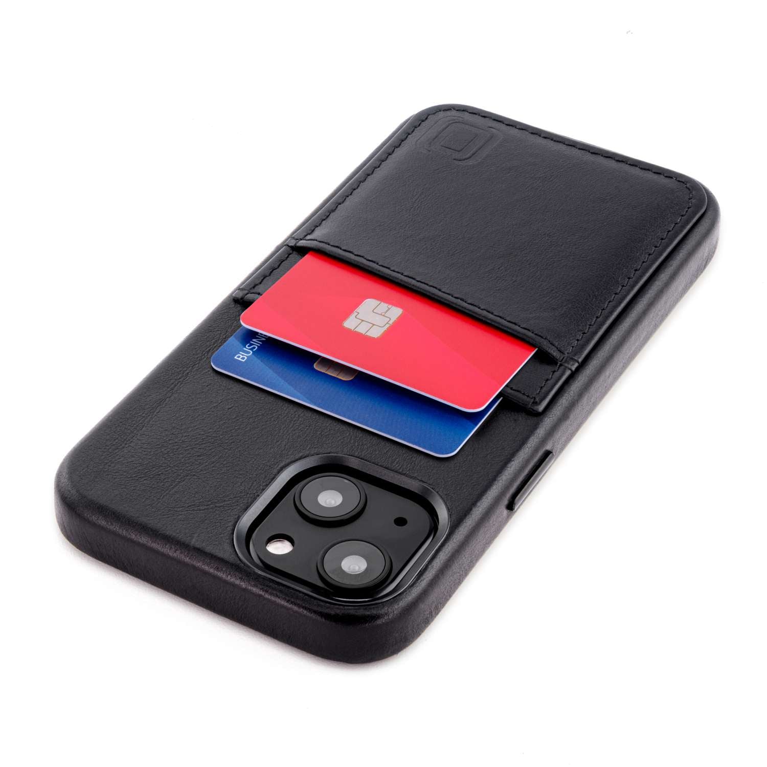 iPhone 13 Genuine Leather M2GL Card Case [Black]