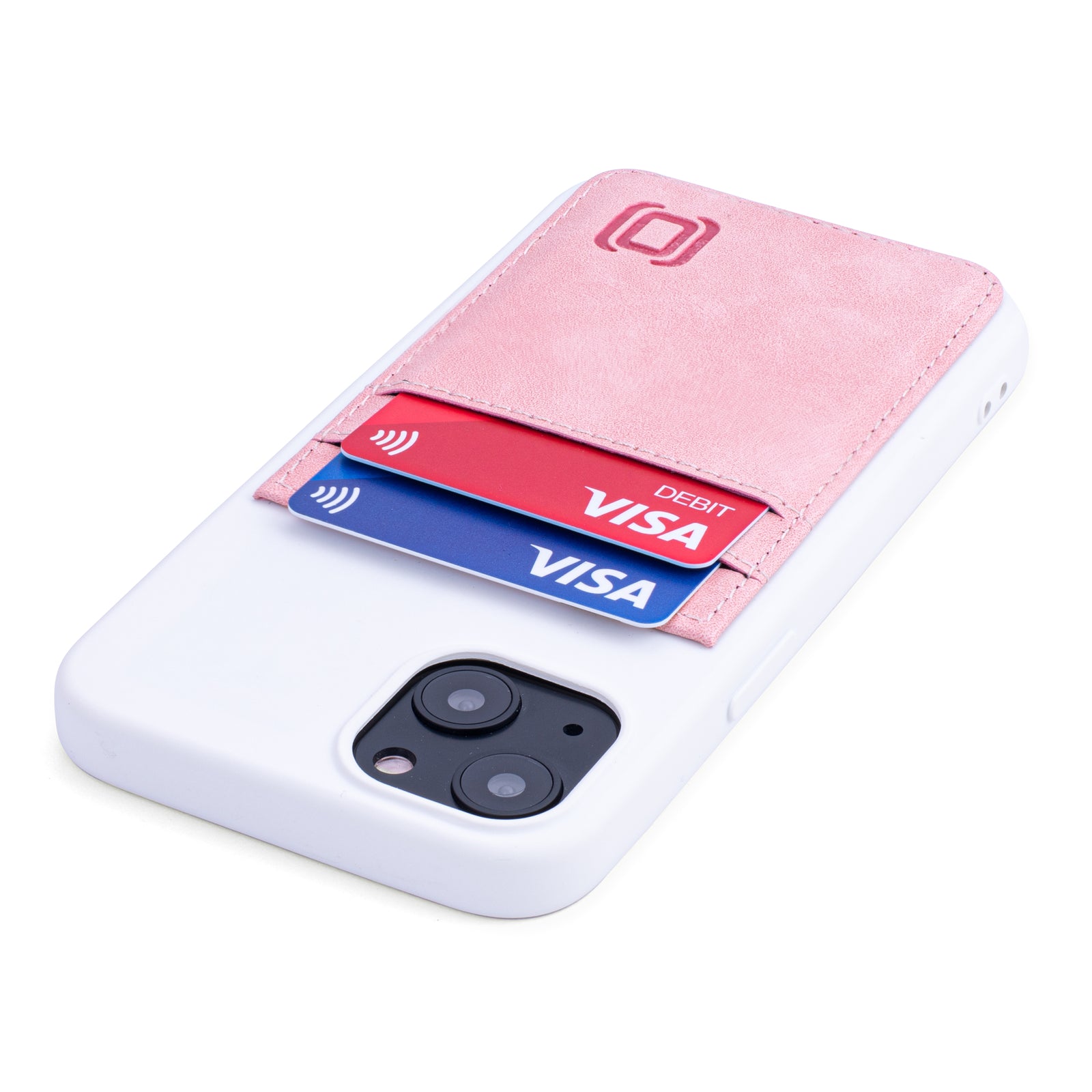 iPhone 13 Exec M2T Wallet Case [White/Pink]
