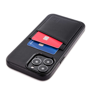 iPhone 13 Pro Max Genuine Leather M2GL Card Case [Black]