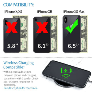 iPhone XS Max Exec M2 Wallet Case [Black]