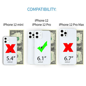 iPhone 12/12 Pro M2T Wallet Case [Black/Gold]
