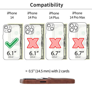 iPhone 14 Exec M2 Card Case [Brown]