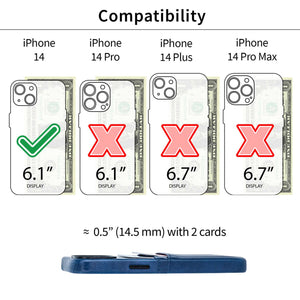 iPhone 14 Exec M2 Card Case [Navy]