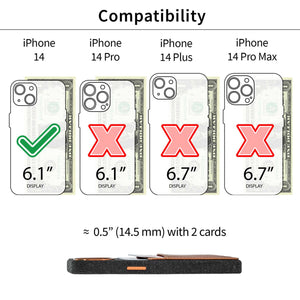 iPhone 14 Fabric M2F Card Case [Light Brown]