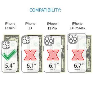 iPhone 13 Mini Luxe M1 Card Case [Black/Grey]